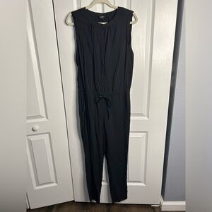 LOFT Black Sleeveless Jumpsuit